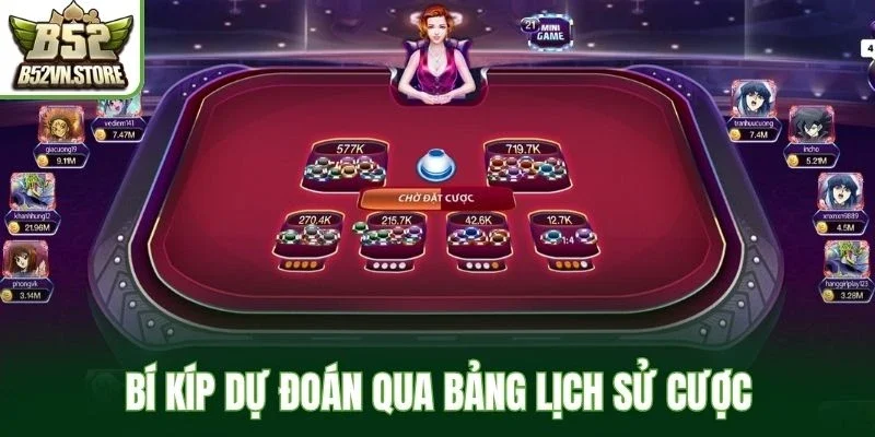 Bí kíp dự đoán qua bảng lịch sử cược