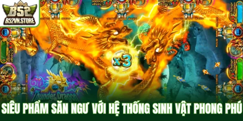 Siêu phẩm săn ngư với hệ thống sinh vật phong phú