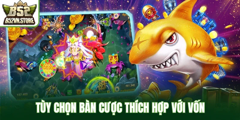 Tùy chọn bàn cược thích hợp với vốn